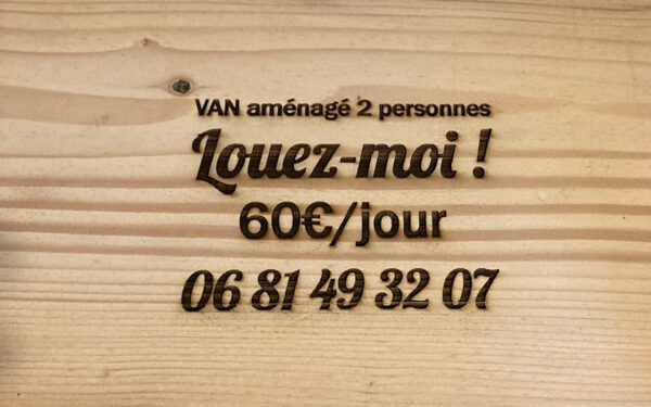 Votre logo gravé sur bois – Image 3