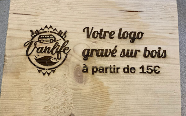 Votre logo gravé sur bois