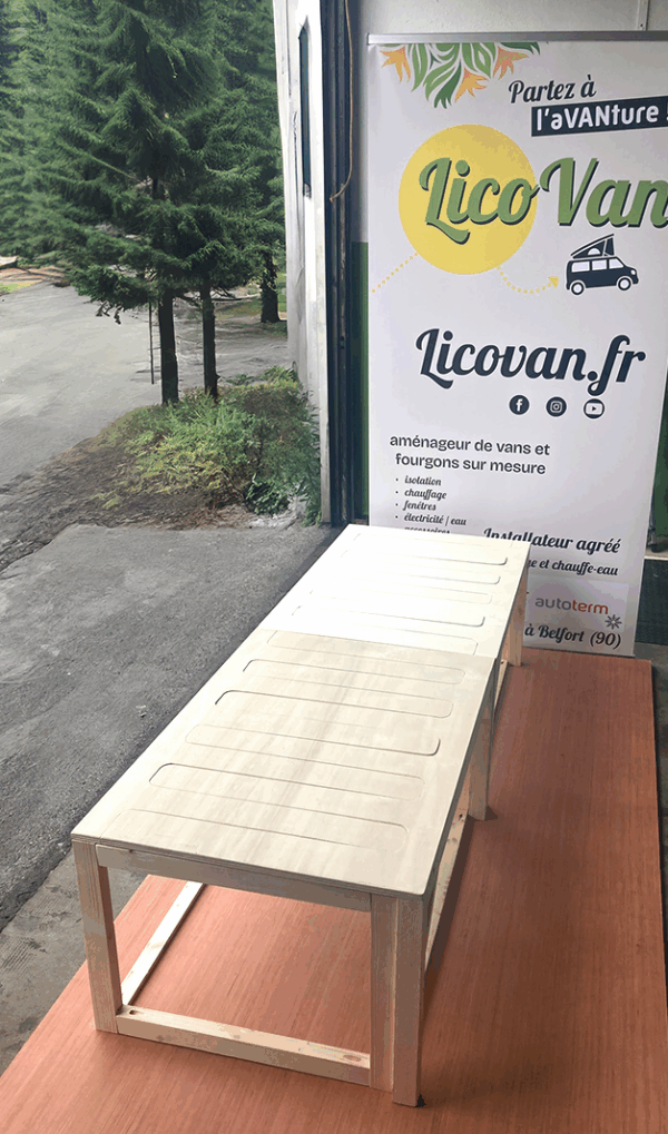 Lit peigne de 120x180 sans coffres – Image 2