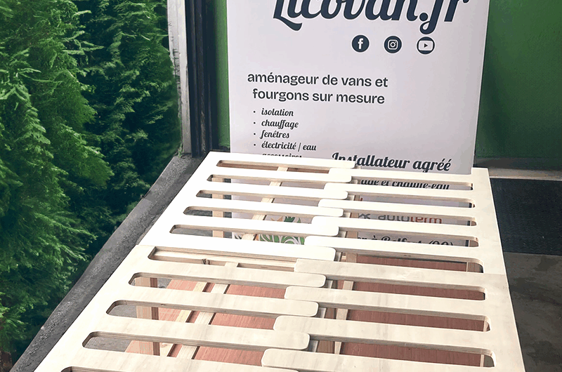 Lit peigne de 120×180 sans coffres